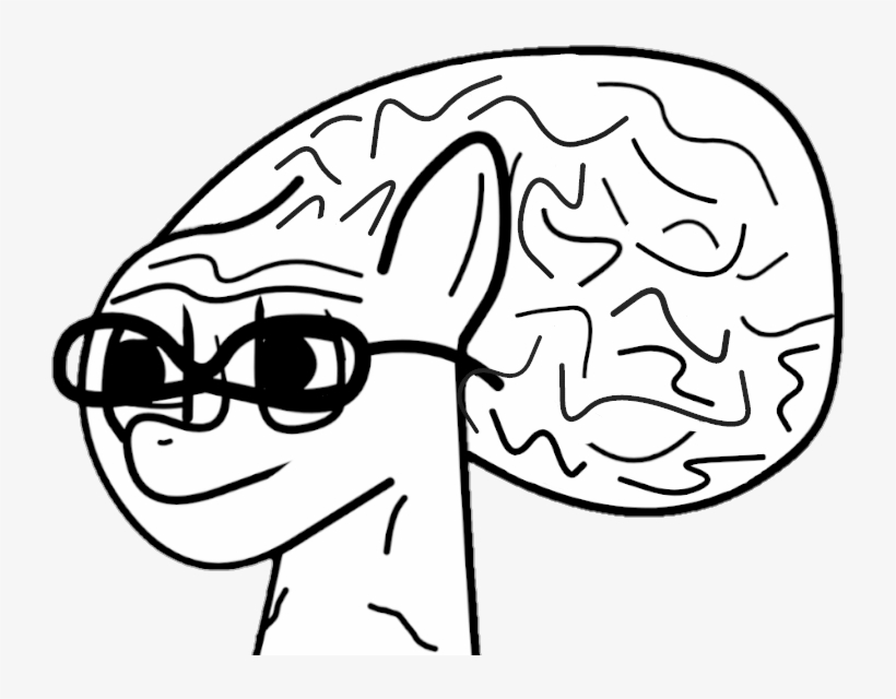 Gamedevanon, Meme, Monochrome, Pony, Safe, Solo, Wojak - Line Art, transparent png download