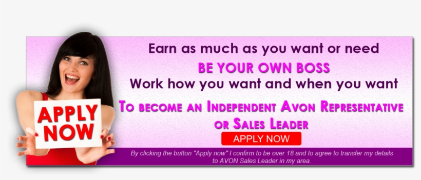 Join Avon Independent Sales Representatives Uk - Girl, transparent png download
