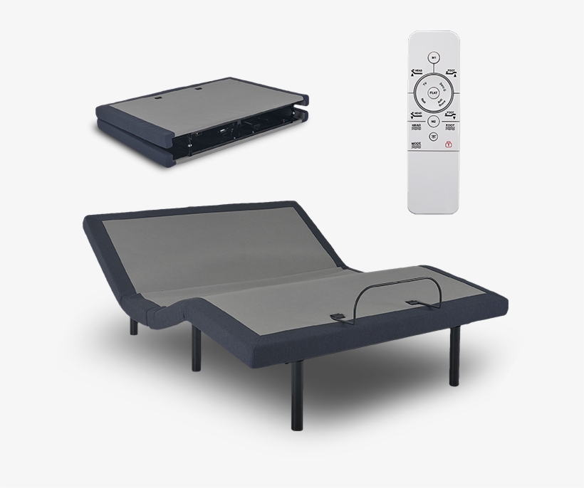 Nu400 Fold-able Adjustable Bed - Bed Frame, transparent png download