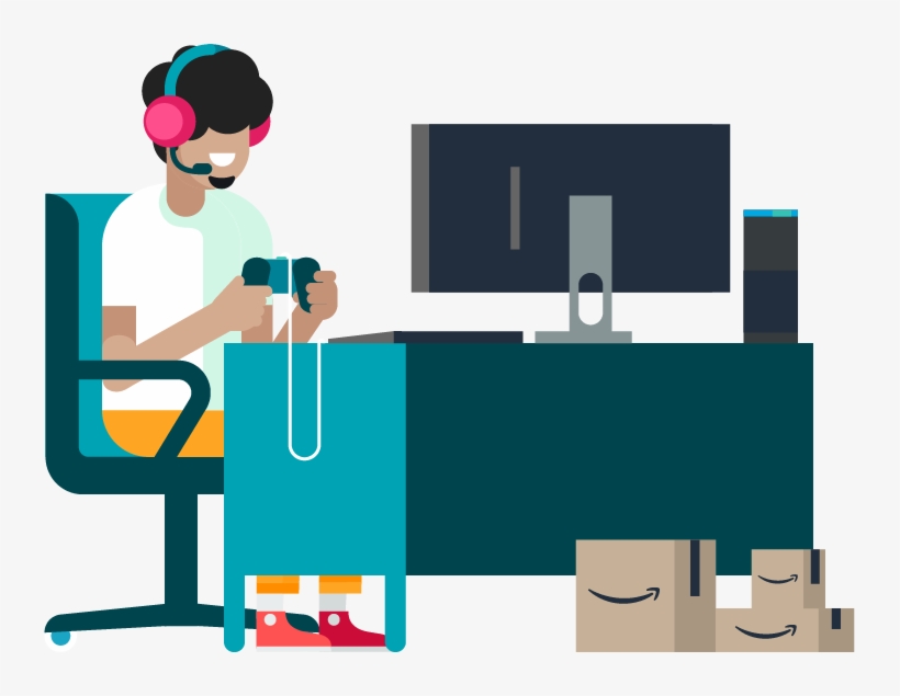 Twitch Prime Is Part Of Amazon Prime - Illustration, transparent png download