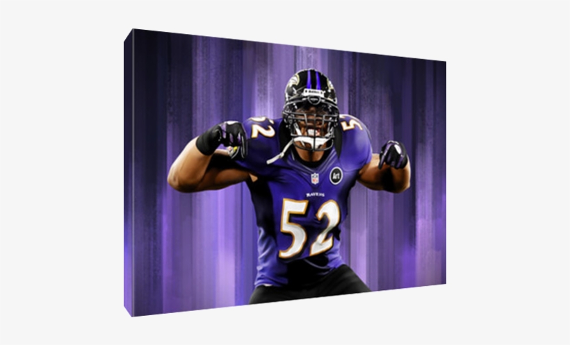 Details About Baltimore Ravens Icon Ray Lewis Poster - Ray Lewis In Game, transparent png download