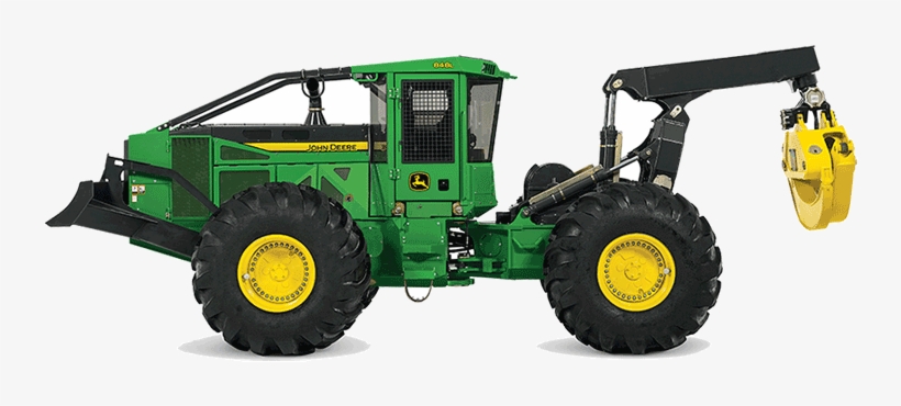 John Deere 848l - Tractor, transparent png download