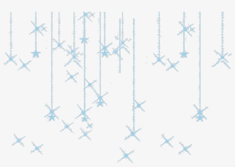 Sparkles Stars Decoration Hanging - Star, transparent png download