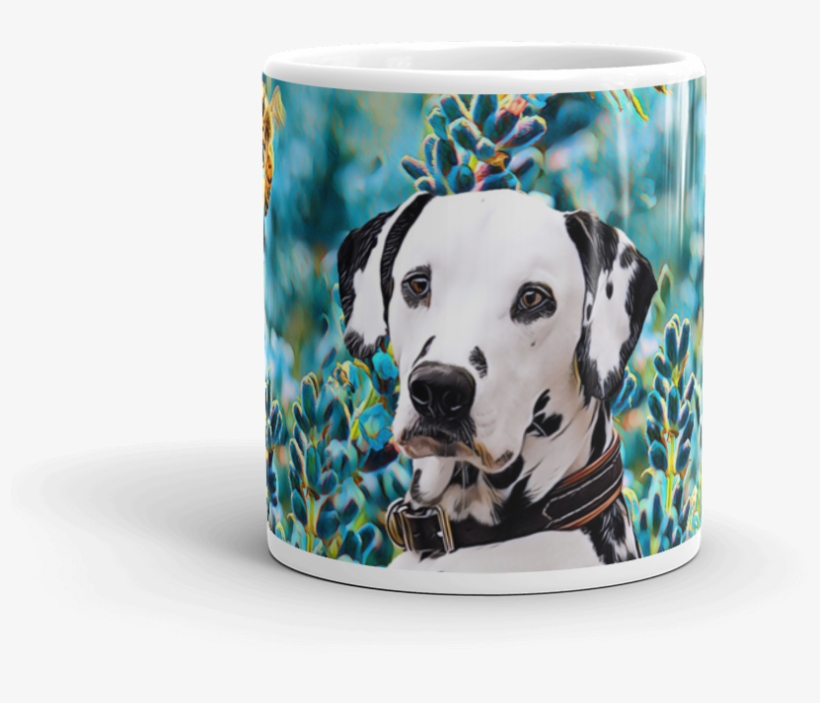 Dalmatian Coffee Mug - Dalmatian, transparent png download