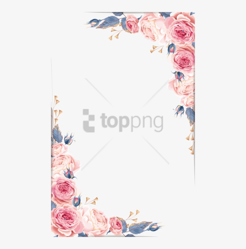 Free Png Download Colorful Floral Design Png Png Images - Floral Frame Png Transparent, transparent png download