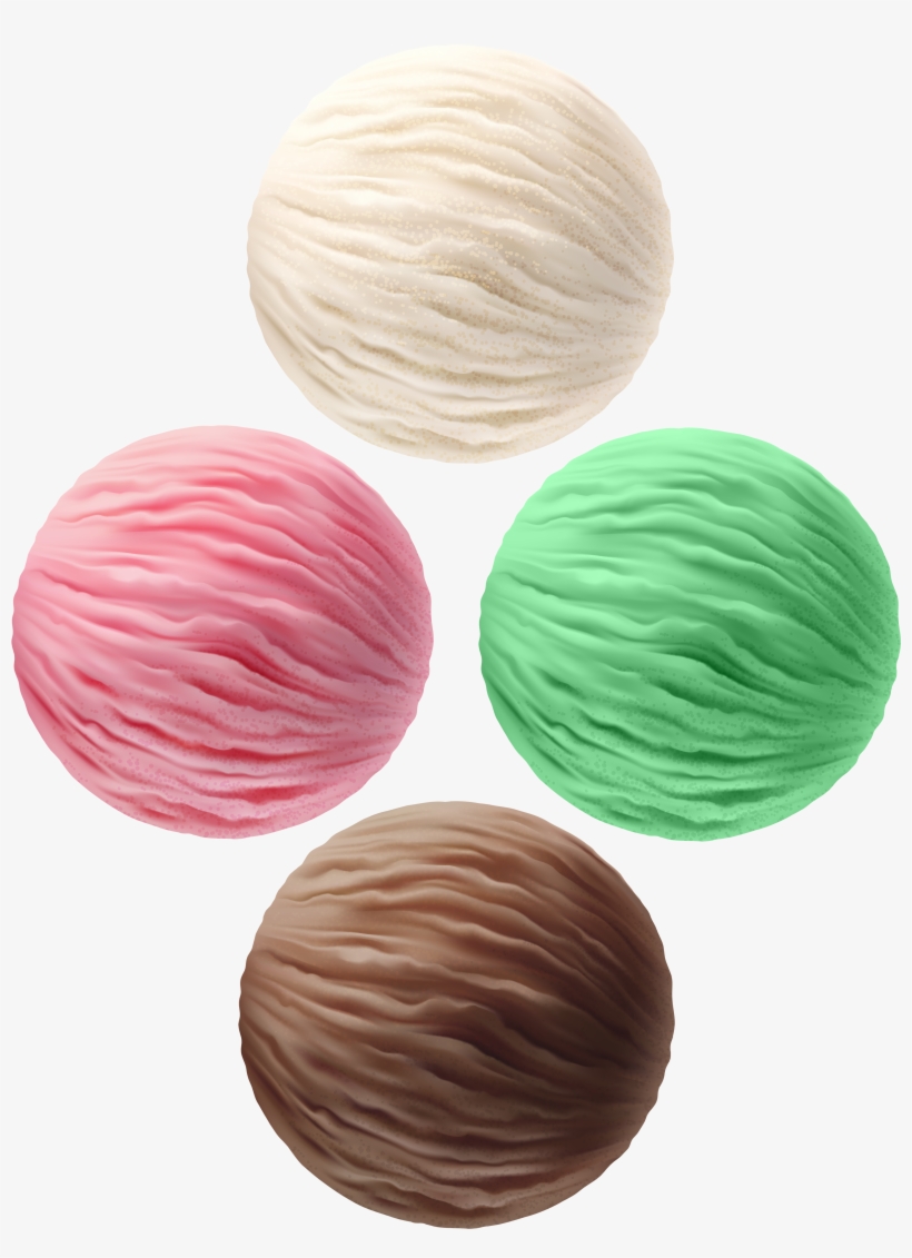 Ice Cream Balls Transparent Image, transparent png download
