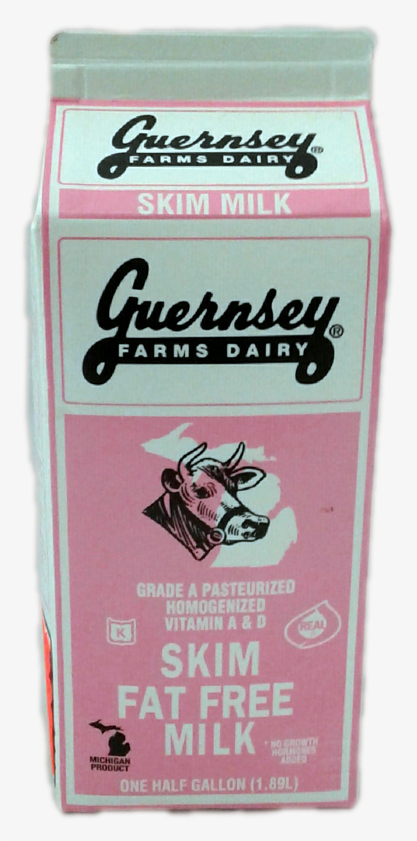 Guernsey Farms Dairy Fat Free Skim Milk, - Guernsey Dairy, transparent png download