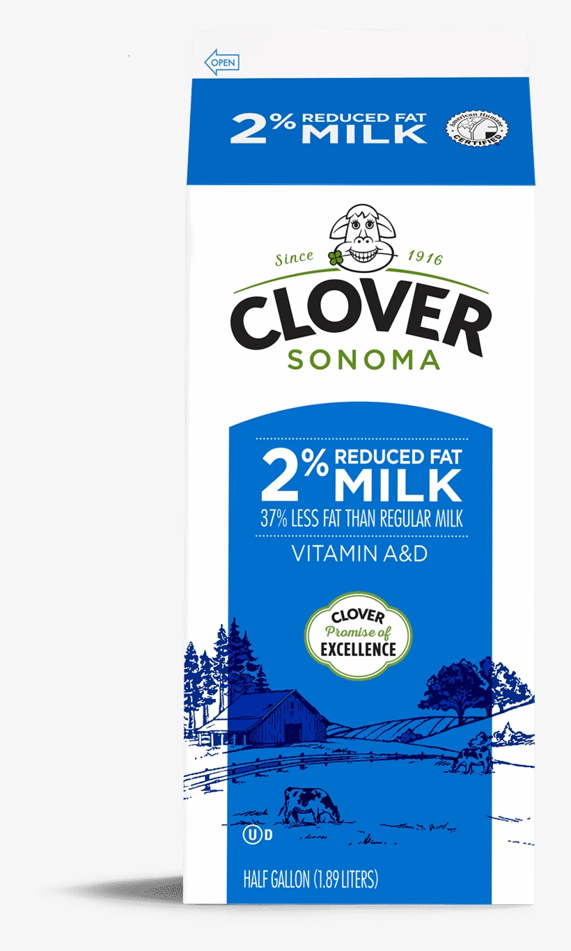 Clover Sonoma Half And Half, transparent png download