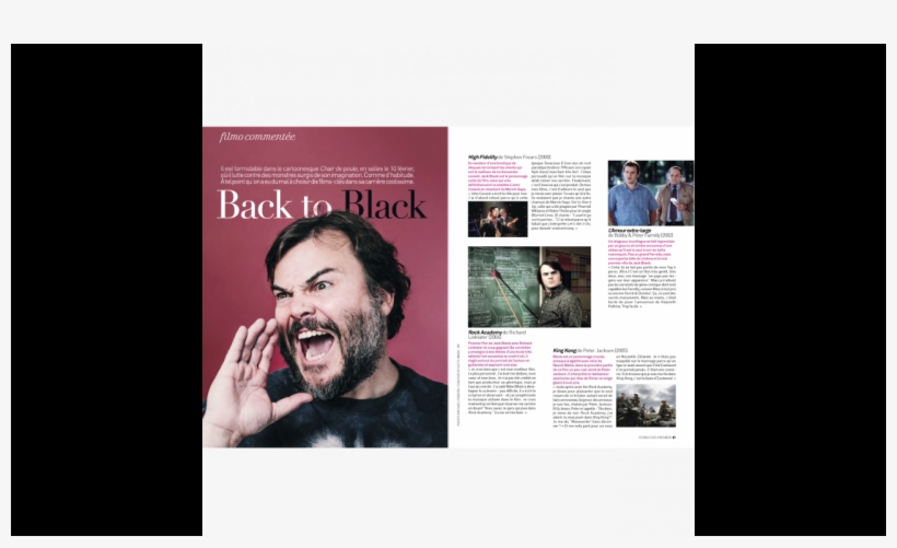 Sommaire Du Nouveau Première Avec Leonardo Dicaprio, - Jack Black School Of Rock, transparent png download