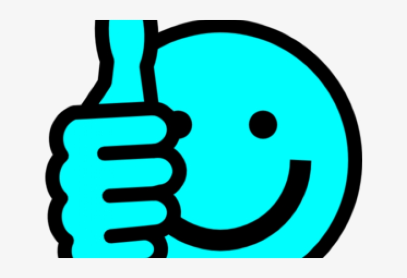 Smileys Clipart Thumbs Up - Good Vs Bad Coping Skills Transparent PNG ...