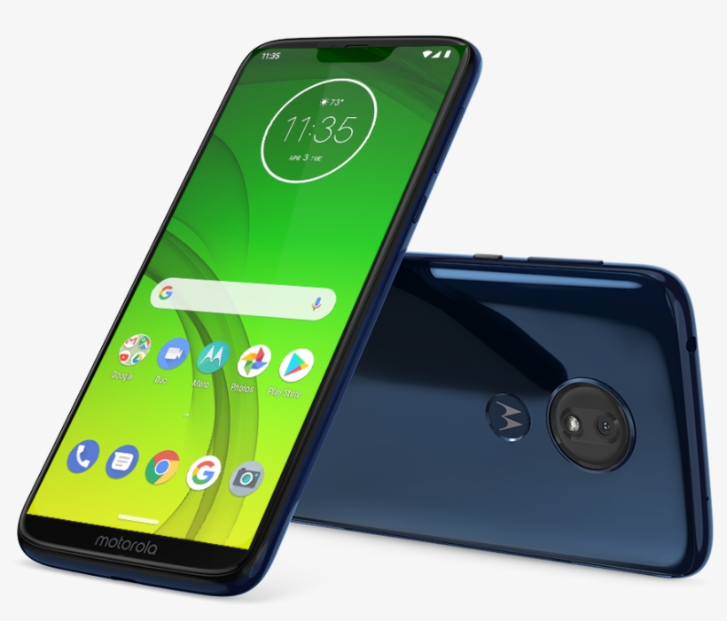 Moto G7 Power - Motorola G7 Plus Blue, transparent png download