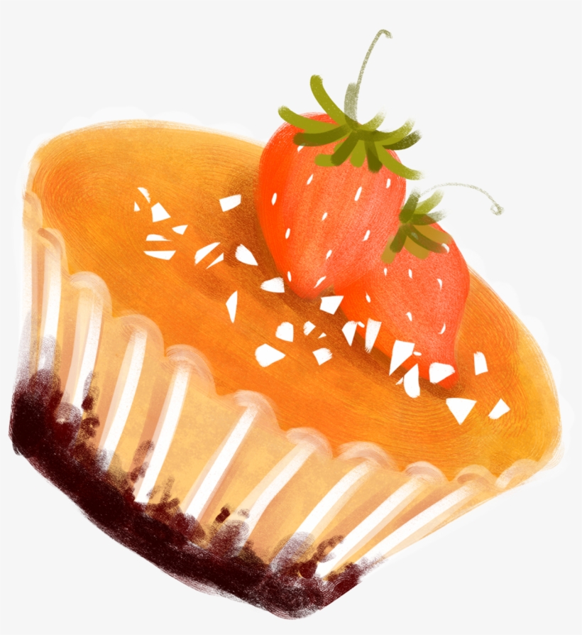 Painted Gourmet Cartoon Hand Drawn Png And Psd - Десерты Пнг, transparent png download