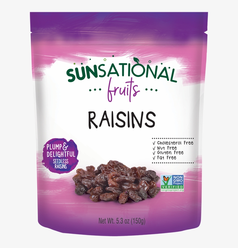 Sunsational Fruits Rasins Pouches - Sultana, transparent png download