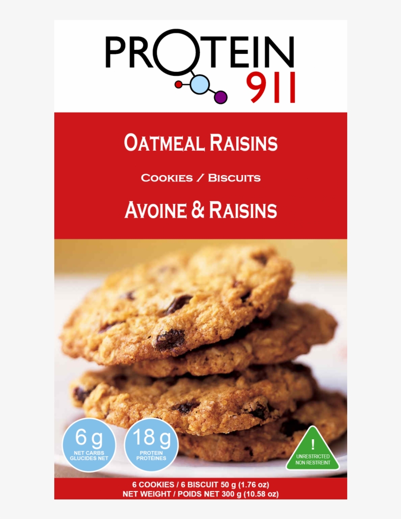 Oatmeal Raisins Cookies - Oatmeal Raisin Cookies, transparent png download