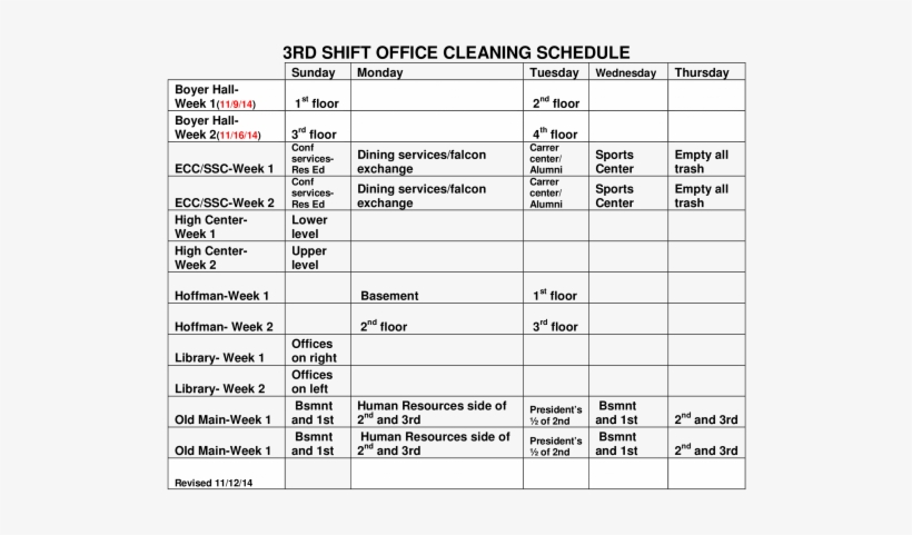Medium To Large Size Of Empty Schedule Emplate Free - Document, transparent png download