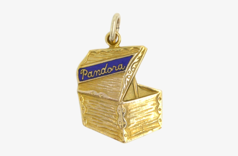 Vintage Pandora's Box Charm - Locket, transparent png download