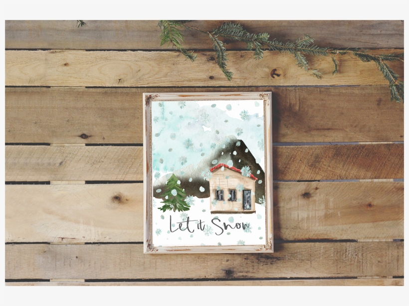 Let It Snow Printable - Free Printable There's No Place Like Home, transparent png download