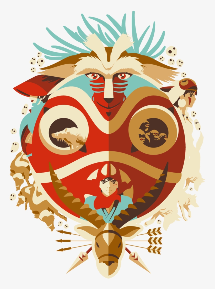 Princess Mononoke Transparent PNG - 768x1024 - Free Download on NicePNG