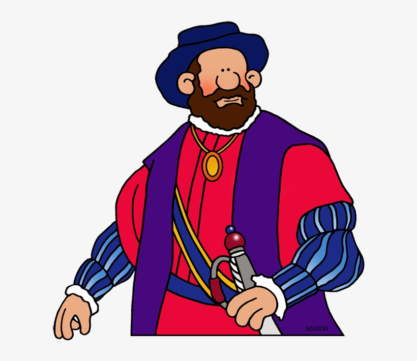 Spanish Explorers Clipart - Ferdinand Magellan Clipart, transparent png download