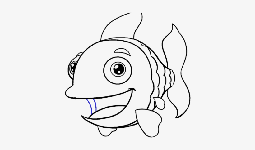 Drawn Face Fish - Coral Reef Fish, transparent png download