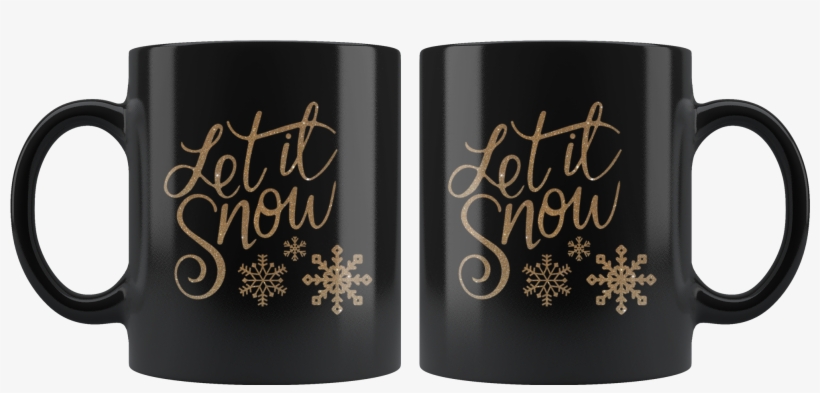 Chic 11oz Let It Snow Christmas Coffee Tea Mug - Mug, transparent png download