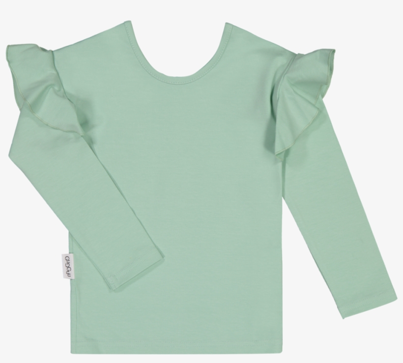 Frilla Shirt, Green Vine - Blouse, transparent png download