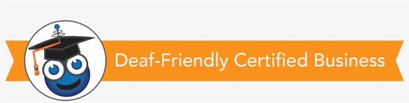 Deaffriendly Certified Deaf Friendly Business Logo - Deaf Friendly Certified, transparent png download