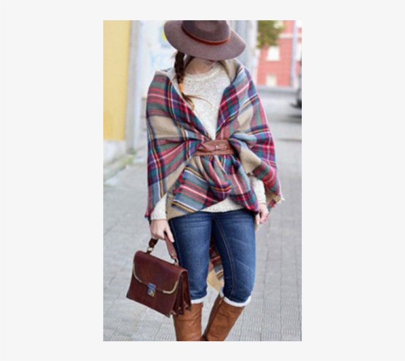 Outfit Bufanda Con Cinturón, transparent png download