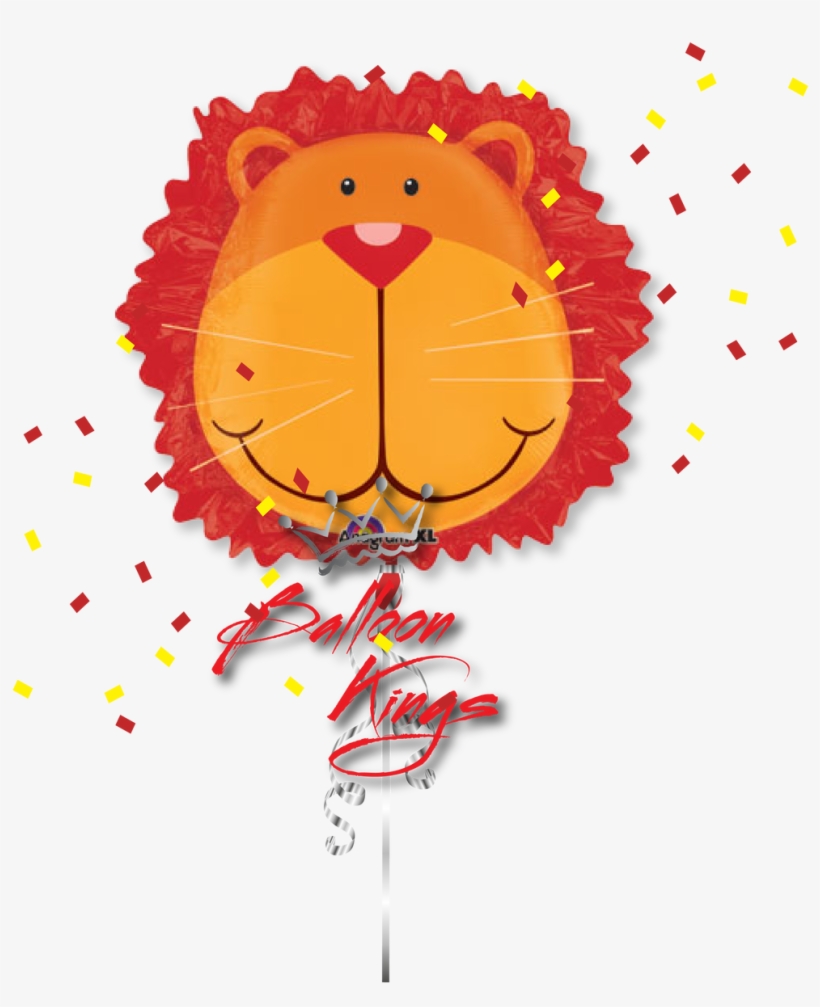 Lion Head - Lion Face Balloon, transparent png download