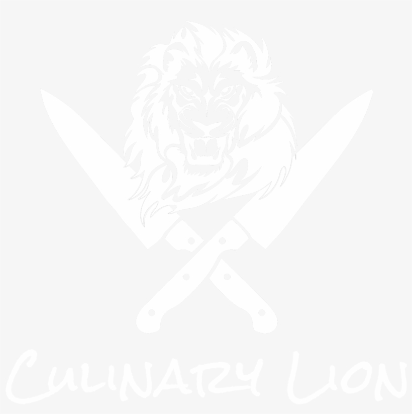 Lion's Head With Crossed Knives - Central Valley Lions, transparent png download