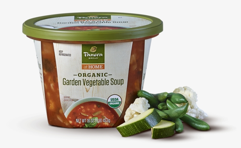 Organic Garden Vegetable Soup - Grated Parmesan, transparent png download