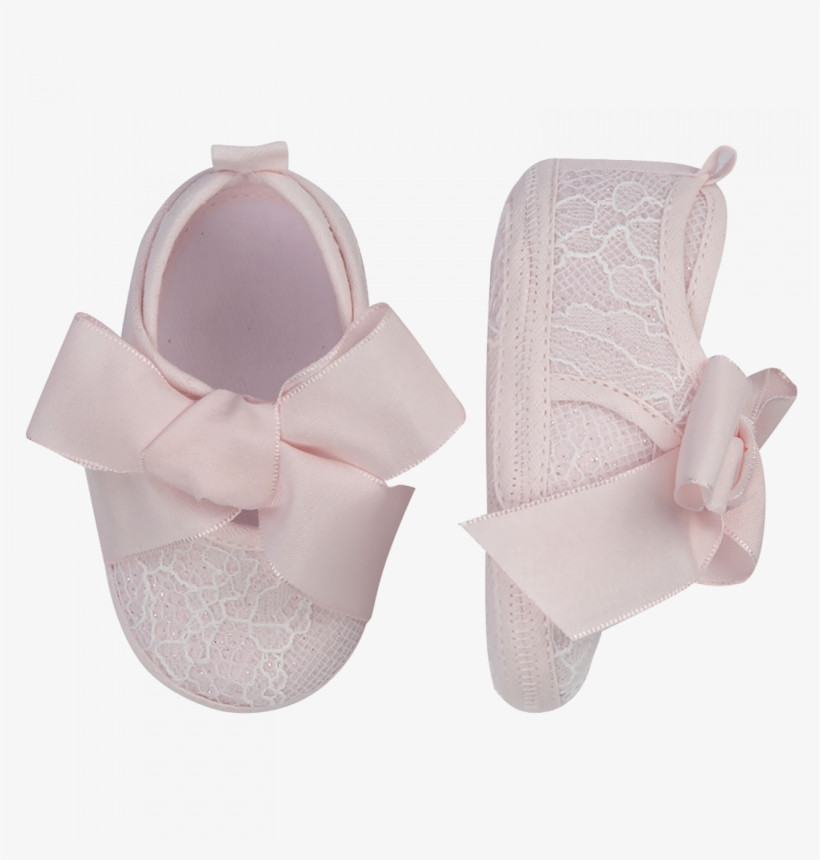 Pink Shoes In Lace, transparent png download
