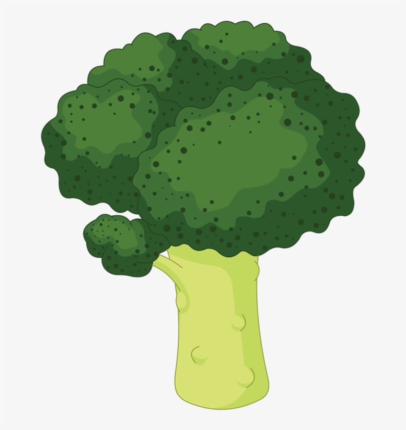 Broccoli Royalty - Cute Broccoli Clipart, transparent png download