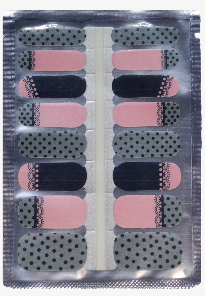 Includes 14-16 Double Ended Nail Polish Strips - Patchwork, transparent png download