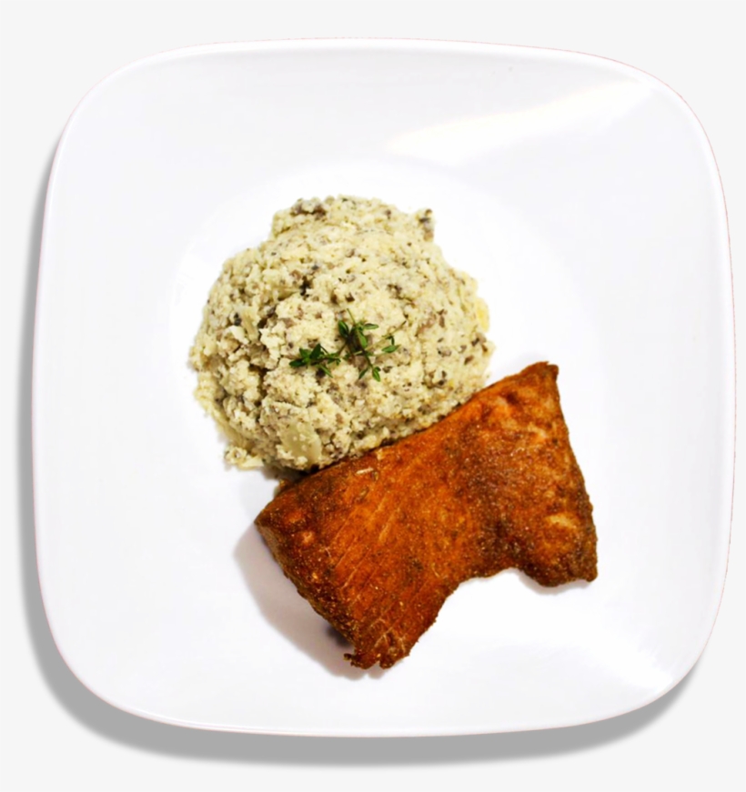 Cauliflower Risotto And Marsala Salmon, transparent png download