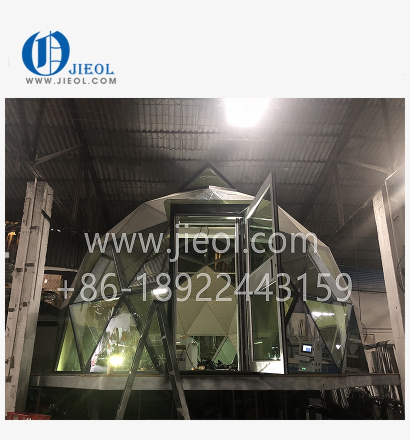 6m Diameter Glass Dome House Glass Igloo For Glamping - Canopy, transparent png download