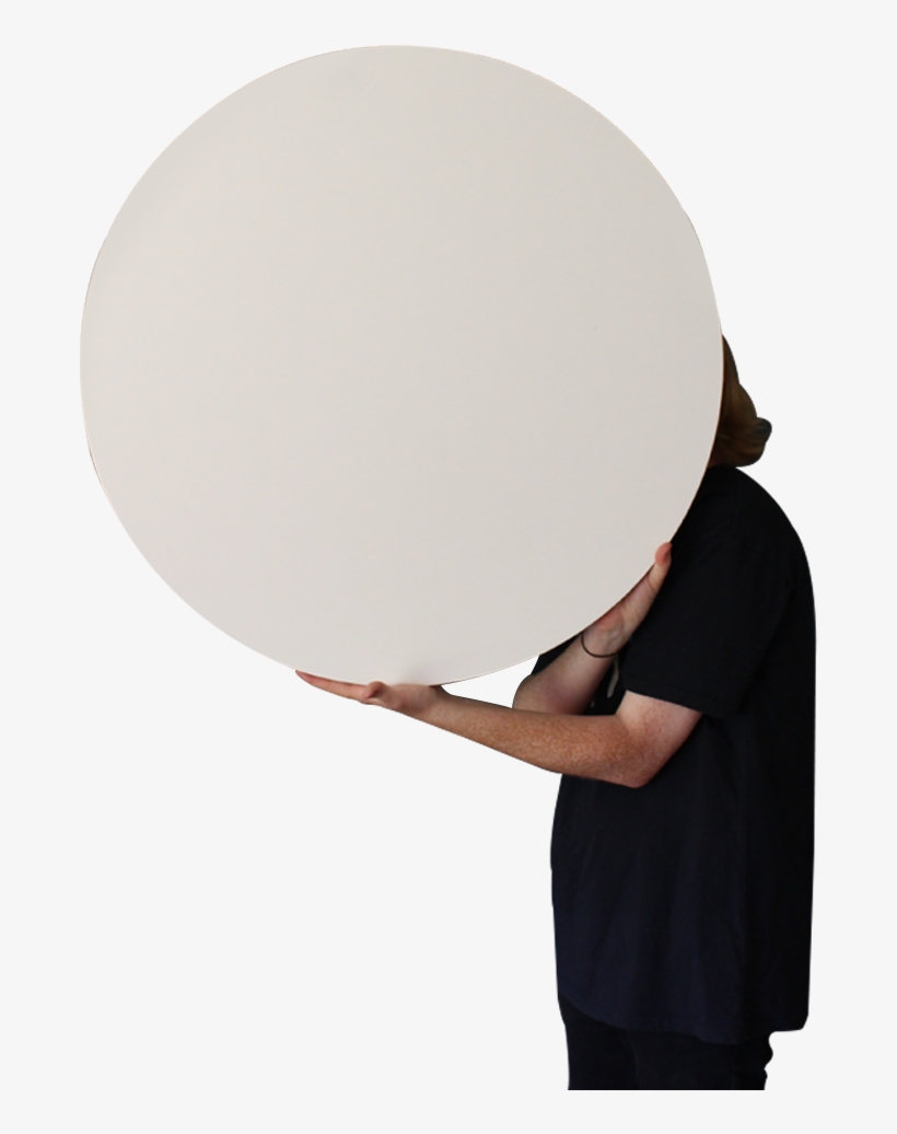 Round Blank Canvas Outside The Square 80cm - Balloon, transparent png download