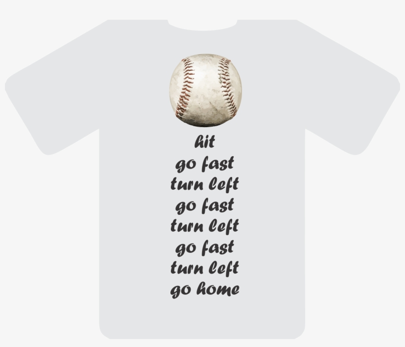 Baseball Go Fast Turn Left - Baseball, transparent png download