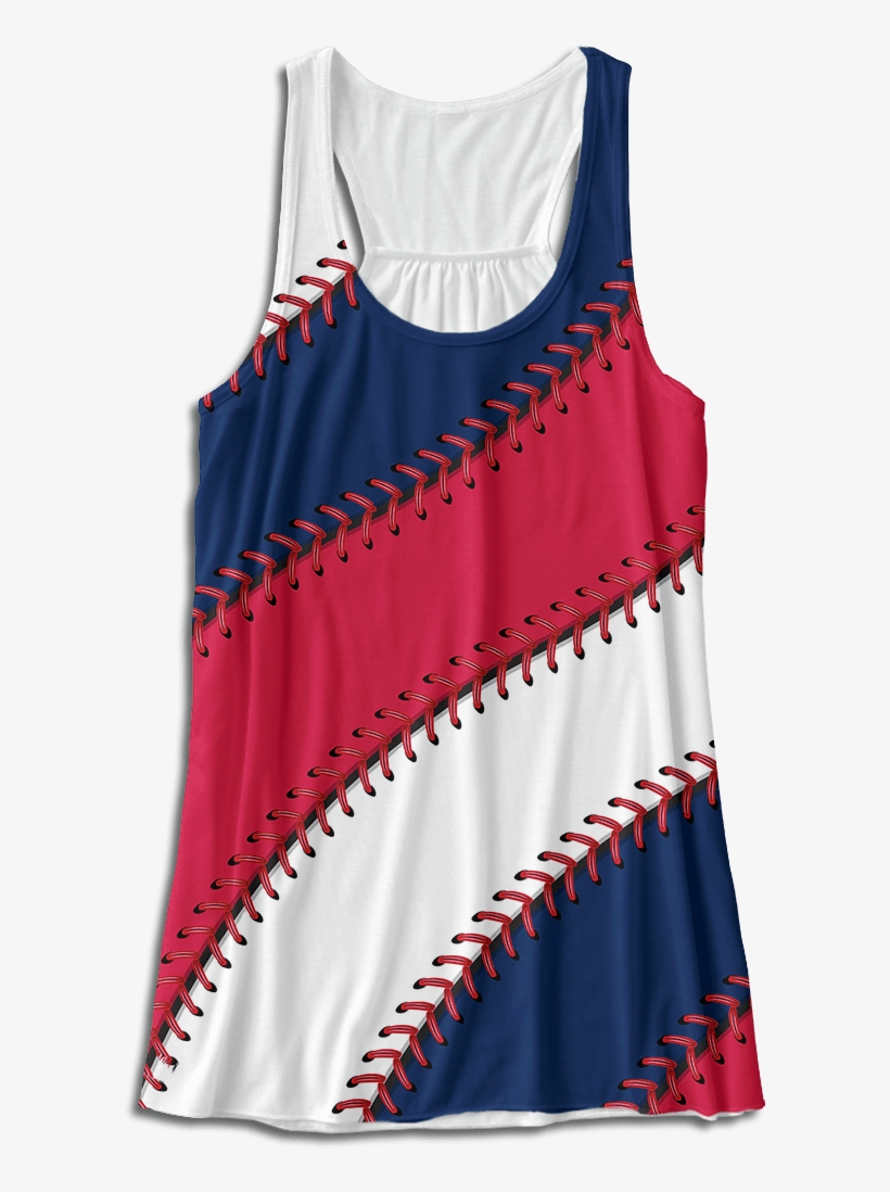 Minnesota Baseball Stitches Racerback Tank Top - Active Tank, transparent png download