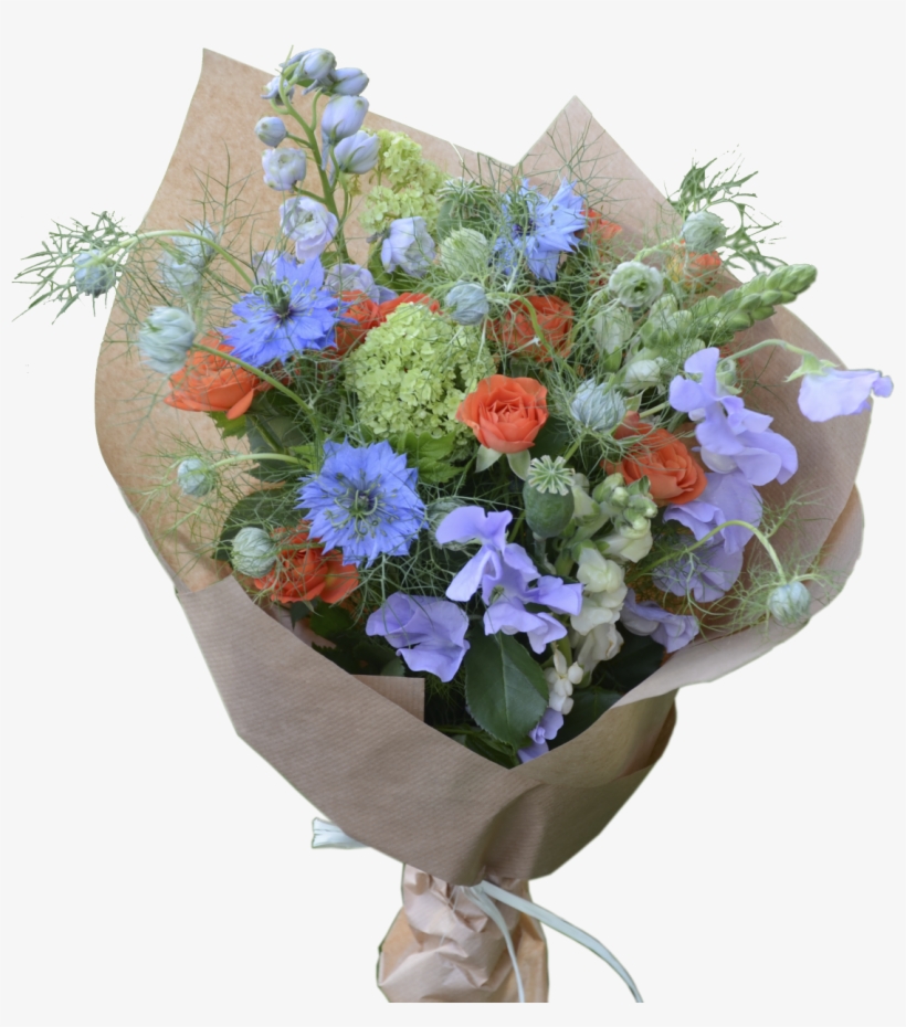 Cornflower Field Flower Shop Studio Flores - Bouquet, transparent png download
