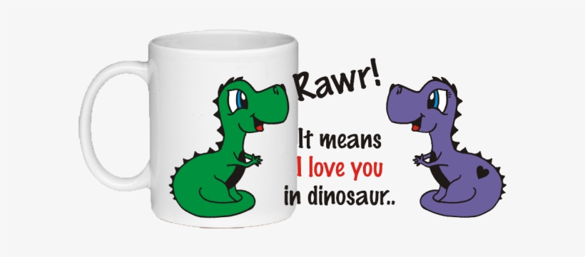 It Means I Love You In Dinosaur - Capellimania, transparent png download