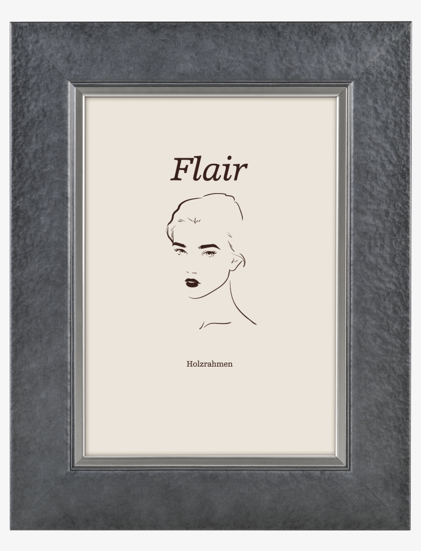 "flair 4" Wooden Frame, Grey, 40 X 50 Cm, transparent png download