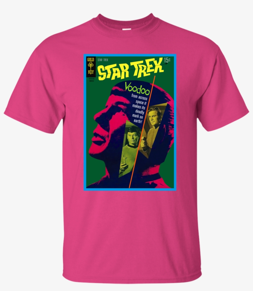 Gold Key, Comic, Star Trek, Spock, Retro, Captain Kirk, - T-shirt, transparent png download