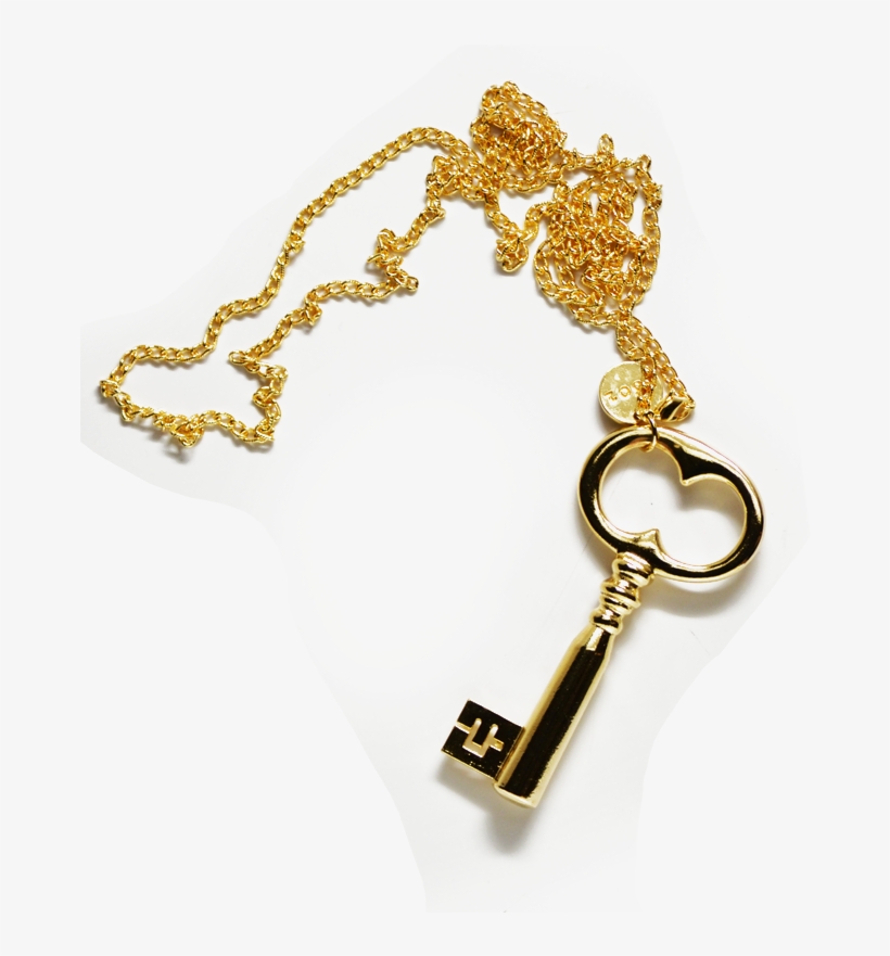 Keys To Arcadia - Golden Chain With Key, transparent png download