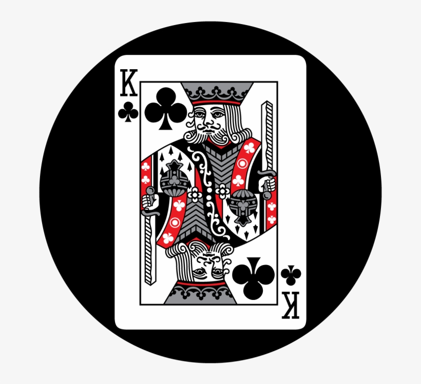 Red Card - Playing Cards Black King, transparent png download