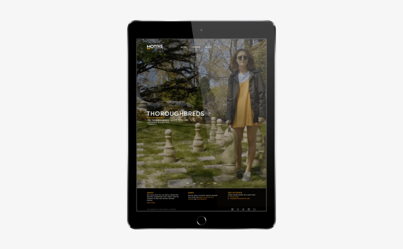 Responsive - Website Development - Thoroughbreds Movie, transparent png download