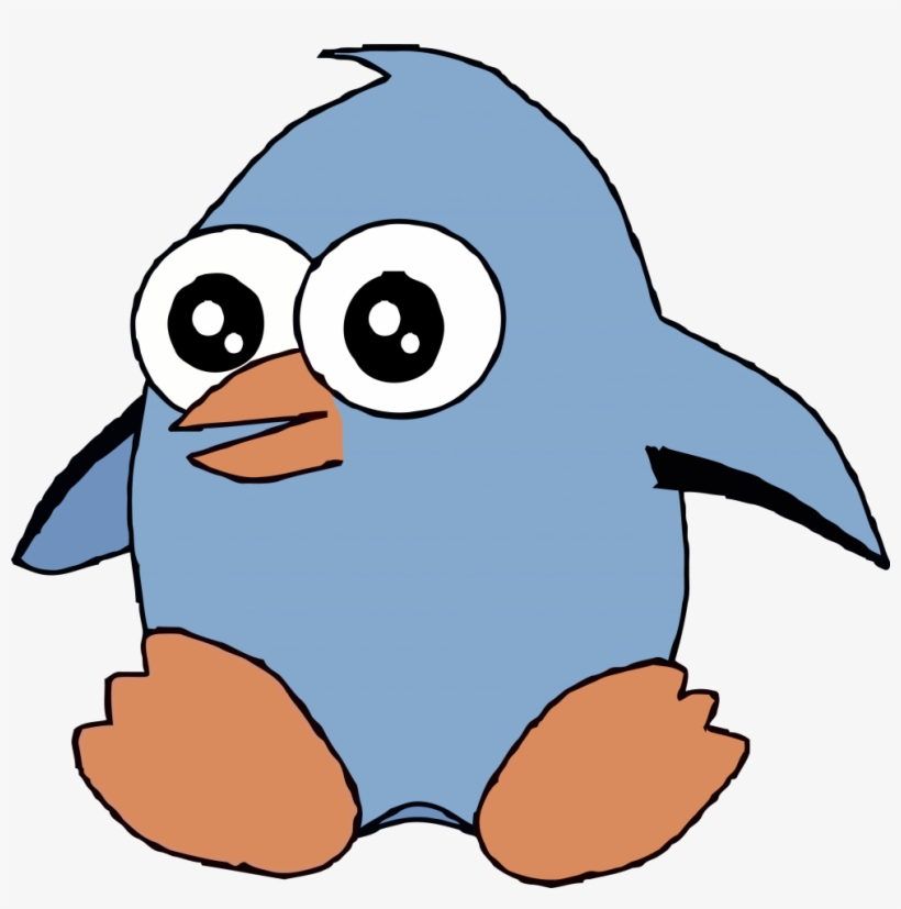Cartoon Of A Cute Penguin Clipart Png, transparent png download