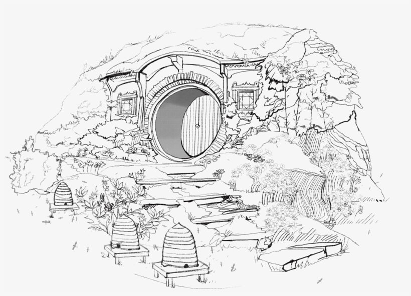 About Middle-earth Honey - Line Art, transparent png download