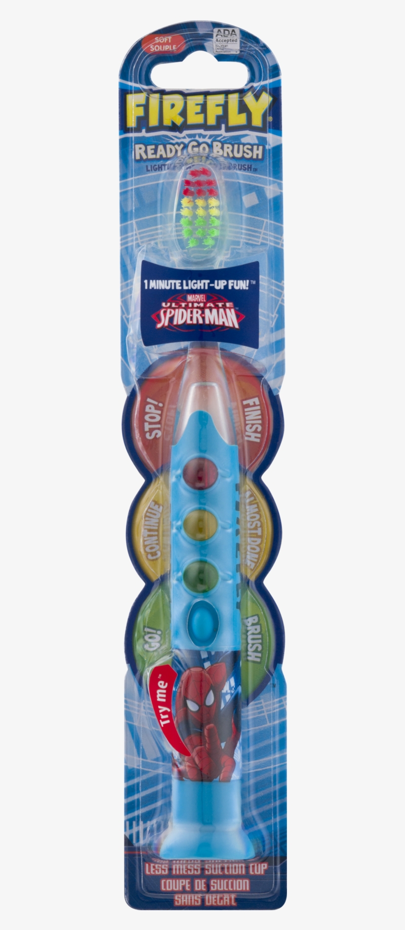 Firefly Ready Go Brush Marvel Ultimate Spider-man Soft,, transparent png download