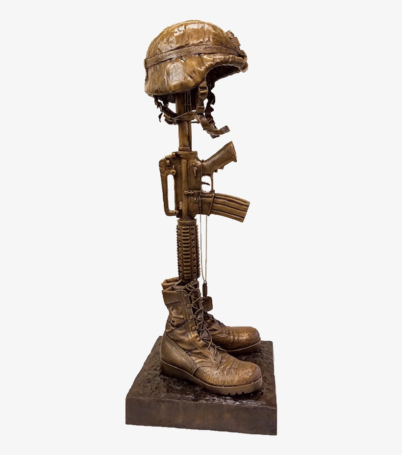 Veterans Memorial Statues - Statue, transparent png download